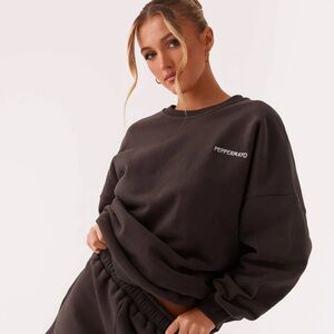 Peppermayo charcoal oversized Sweatshirt